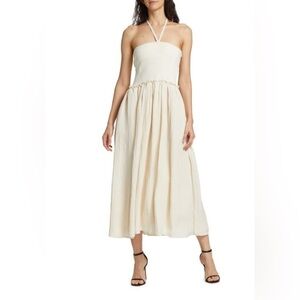 TANYA TAYLOR
Suzie Rib Knit Halter Midi Dress size small